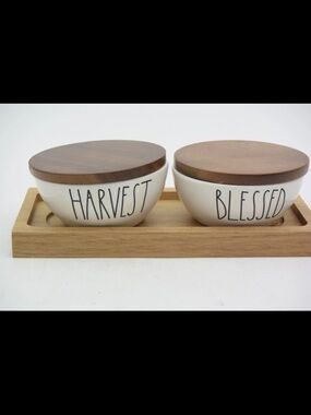 Rae Dunn harvest & blessed small bowls